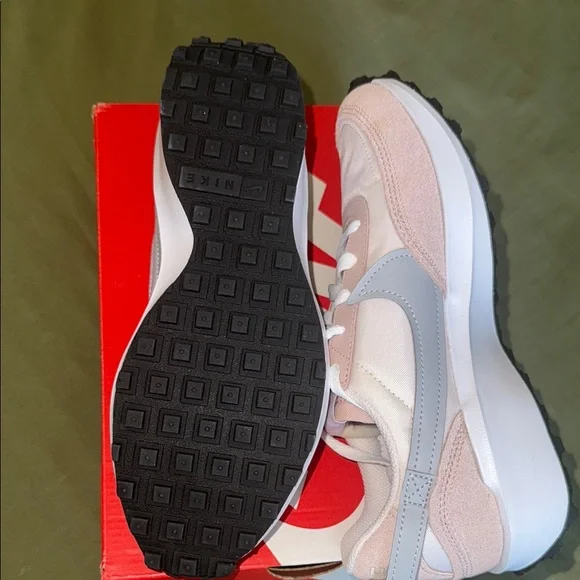 Nike Waffle Debut Pink and Gray Sneakers - Picture 4 of 4